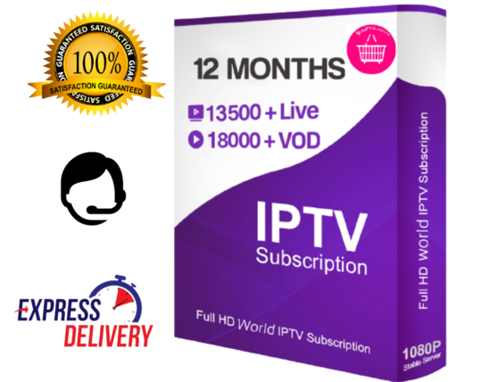 PREMIUM Subscription Worldwide Channels - Stable & Never freeze